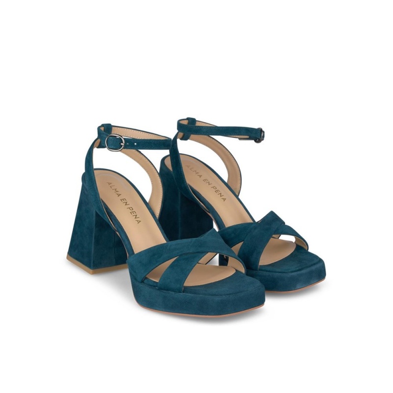 Sandales Alma En Pena Vert Olive Femme | PMJ-81181378